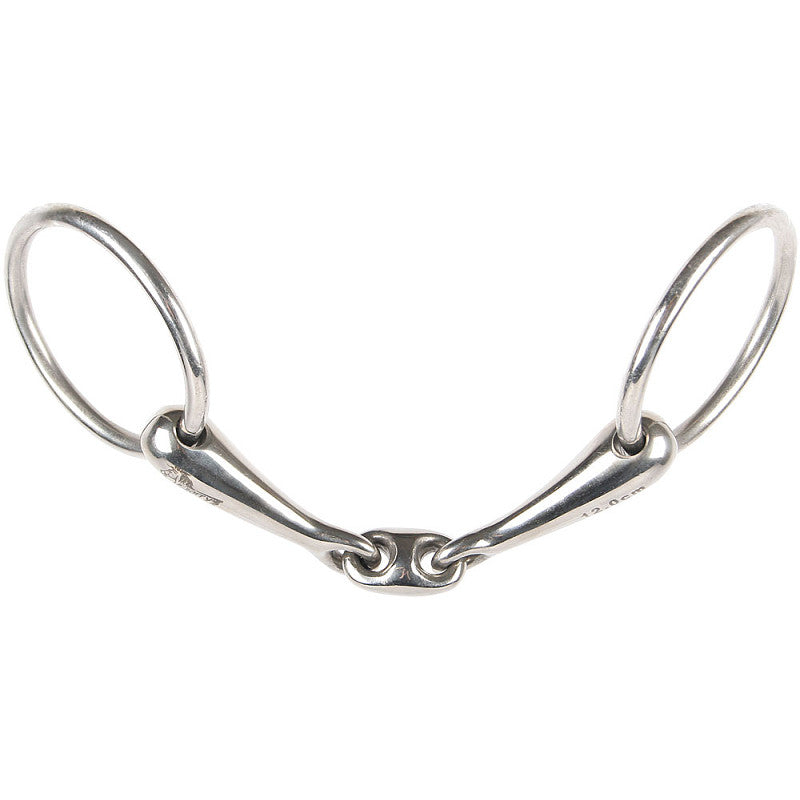 Harry's Horse Bradoon Loose ring Double-joint mouthpiece Oval link 16mm