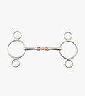 Premier Equine Two Ring Gag with Copper Lozenge